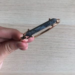 Stone rebel bracelet - rose gold